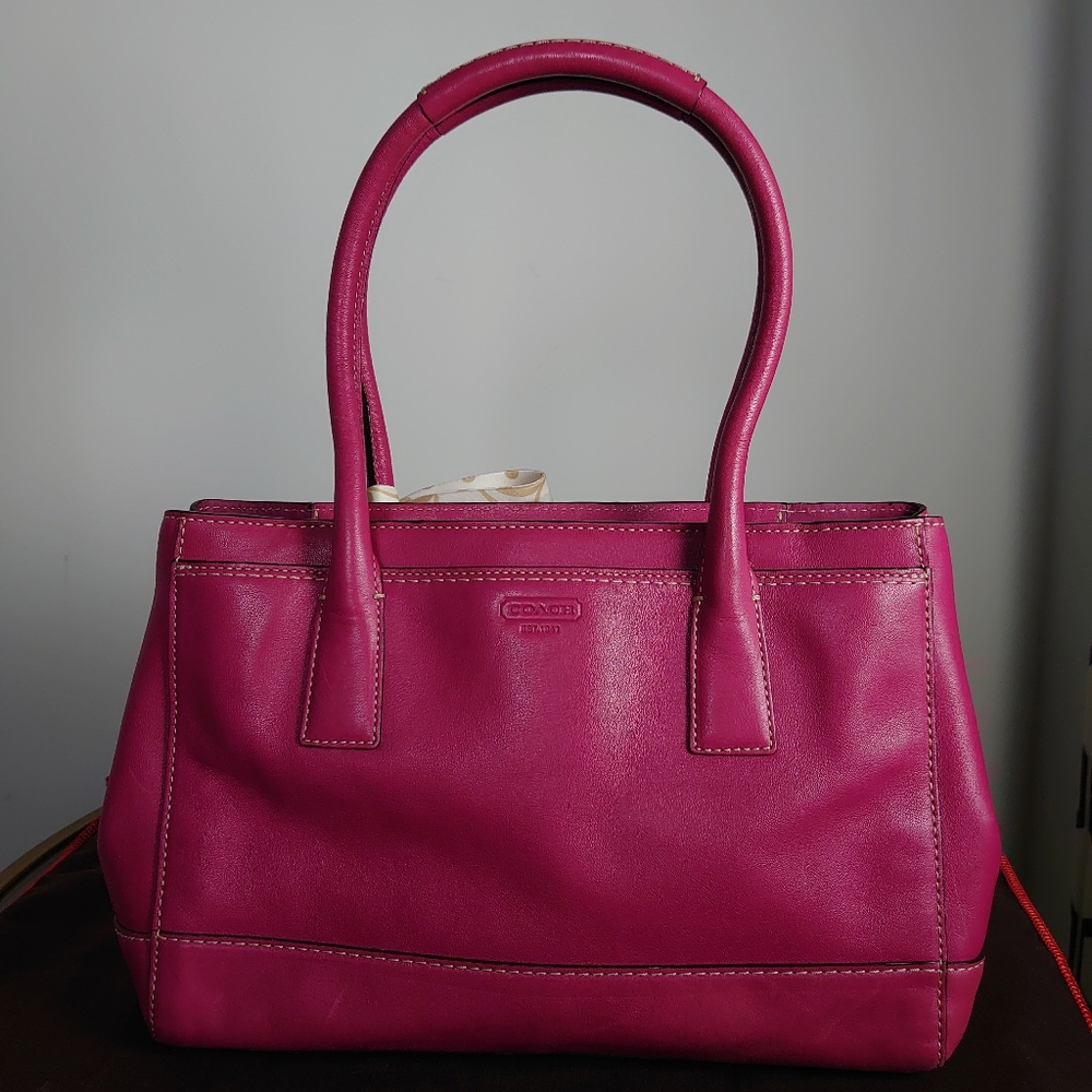 Coach F13675 Hampton Leather Bag *Authentic - Picture 3 of 6